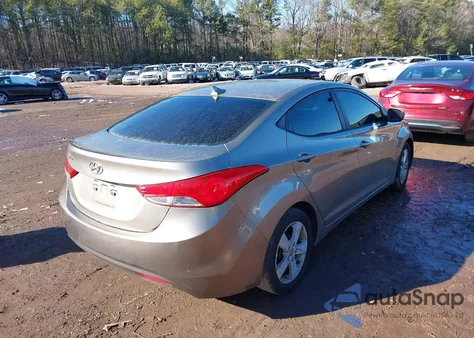 2013 Hyundai Elantra Gls из США, поврежденный, VIN 5NPDH4AE9DH314900